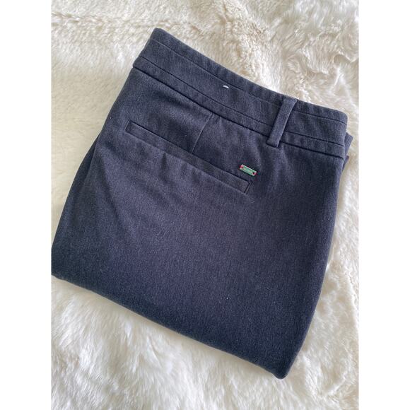 Tommy Hilfiger Madison Charcoal Gray Stretch Slim Preppy Career Pants Sz 10 - Picture 1 of 11